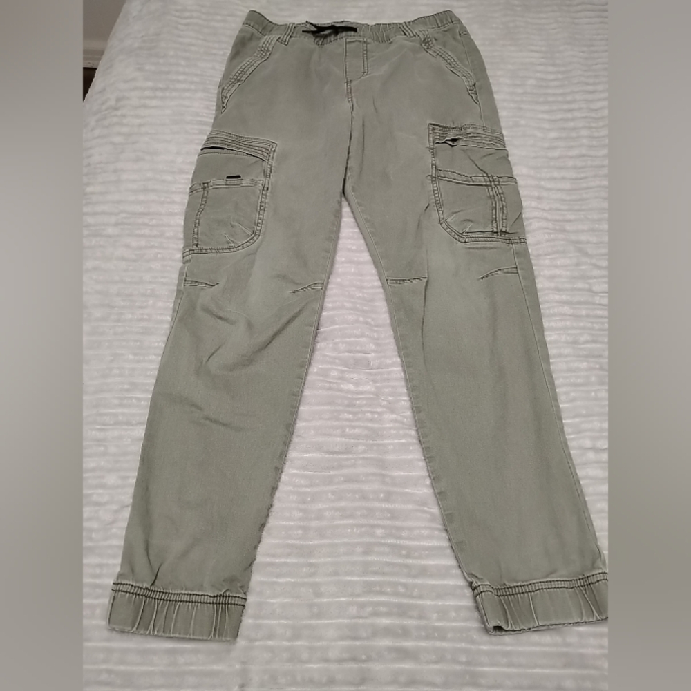 Wrangler Boys Green Jogger Pants Size 16 Regular Comfort Teen Gorpcore